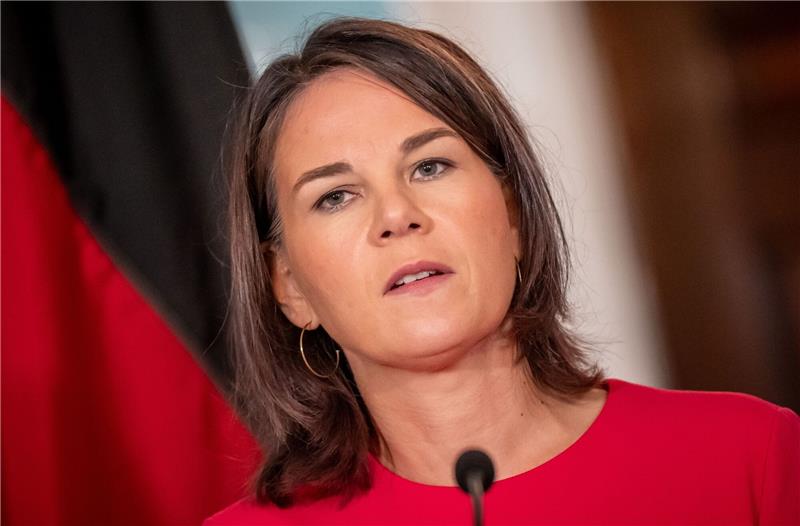 Baerbock reist am Freitag zu Solidaritätsbesuch nach Israel Außenministerin Annalena Baerbock (Grüne).
