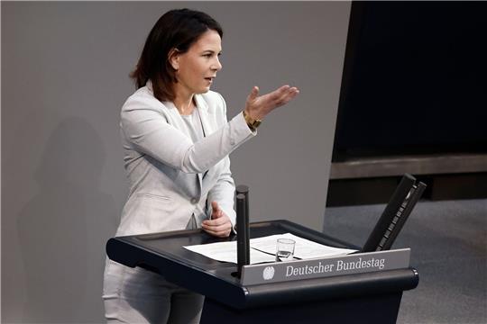 Außenministerin Annalena Baerbock äußerte sich zu Leopard-Lieferungen anderer Länder.