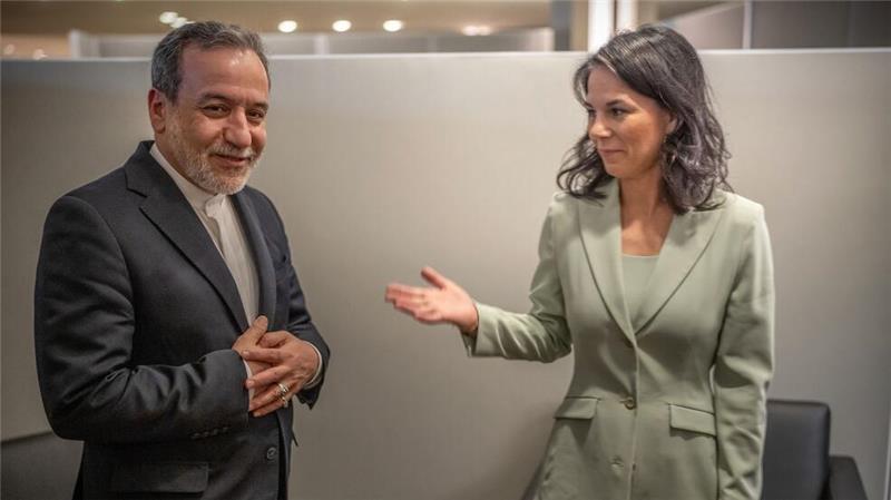 Iran: Neue Gesprächsrunde mit EU-Ländern Außenministerin Baerbock hatte Ende September noch mit ihrem iranischen Kollegen gesprochen. (Archivbild)