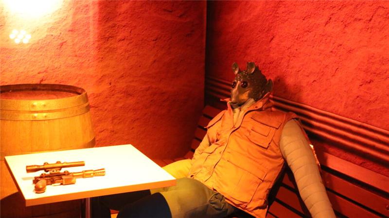 Außerirdische Fotostation im Goslarer Museum.