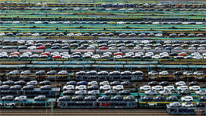 Bilder des Tages Autozüge in Bremen