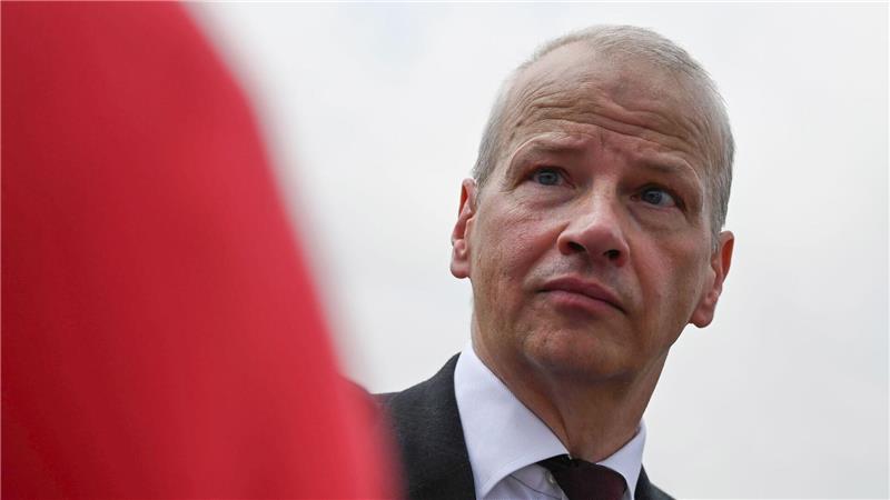 BASF-Vorstandschef Markus Kamieth gab vor Journalisten einen Ausblick zur Lage der Chemieindustrie. 