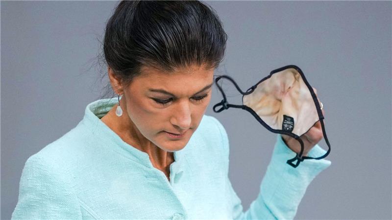 Wagenknecht: Covid autoritärstes Kapitel der Bundesrepublik BSW-Gründerin Sahra Wagenknecht dringt auf Aufarbeitung der Maßnahmen während der Corona-Pandemie. (Archivbild)
