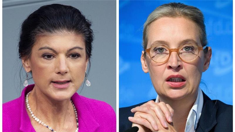 Weidel und Wagenknecht: Hitler-Streit im TV BSW-Gründerin Sahra Wagenknecht und AfD-Chefin Alice Weidel lieferten sich bei „Maischberger“ einen Schlagabtausch. (Archivbild)