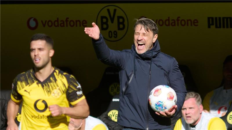 BVB-Coach Niko Kovac ärgert sich über den verpassten Sieg. 