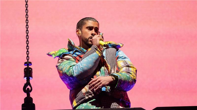 Bad Bunny und Taylor Swift in Spotify-Jahrescharts vorn Bad Bunny beim Coachella 2023.