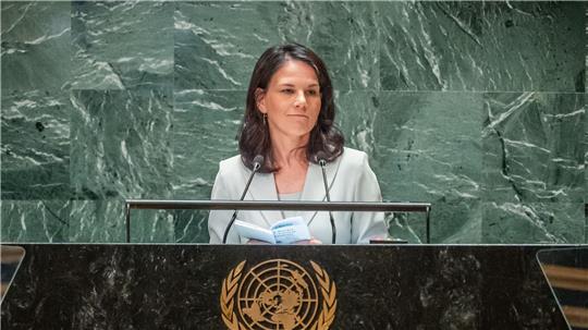 Baerbock kennt ihren designierten neuen Arbeitsplatz noch als Außenministerin. (Archivbild)