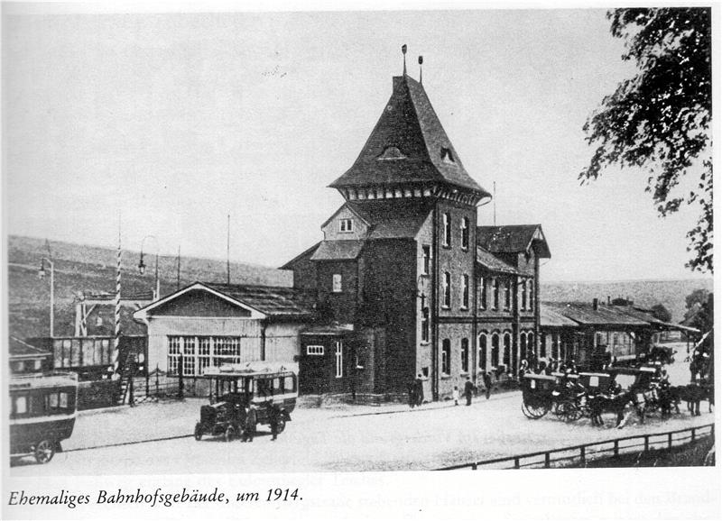 Bahnhofsgebäude von 1914
