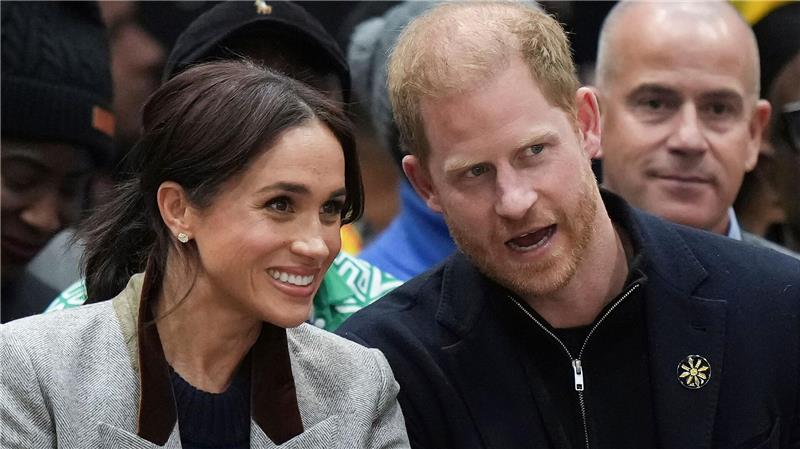 Bald wieder gemeinsam in London? Meghan und Harry - hier beim Besuch eines Rollstuhlbasketballspiels im Februar im kanadischen Vancouver. (Archivbild)