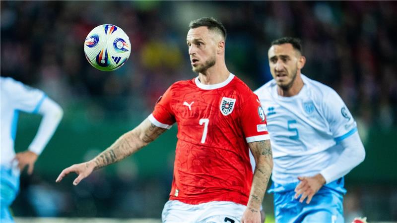 Besser als Polster: Arnautovic mit Torrekord für Österreich Ball und Tor stets im Blick: Österreichs neuer Rekordtorschütze heißt Marko Arnautovic.