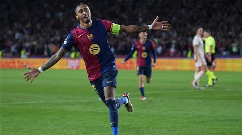 Barcelonas Kapitän Raphinha wurde zu Bayerns Drei-Tore-Schreckgespenst.