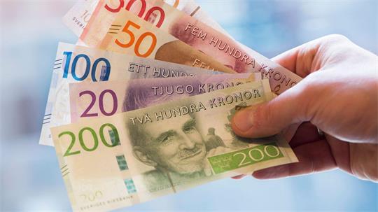 Bargeld - in Schweden seit langem völlig out. (Symbolbild)