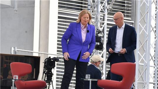Bas beim Sommerinterview der ARD. 