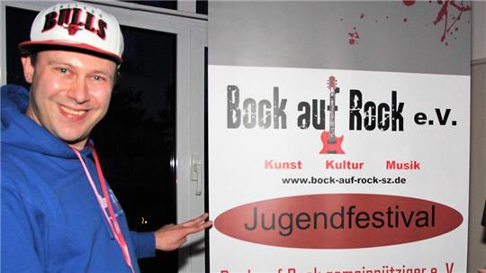 Bastian Bartsch hegt und pflegt seit 20 Jahren den „Bock auf Rock“ -Gedanken in Salzgitters Süden.