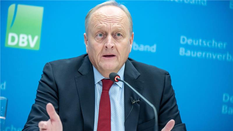 Bauern vor der Ernte - „Liefert“ der neue Minister? Bauernpräsident Rukwied: „Lebensmittel sind mehr wert.“ (Archivbild)