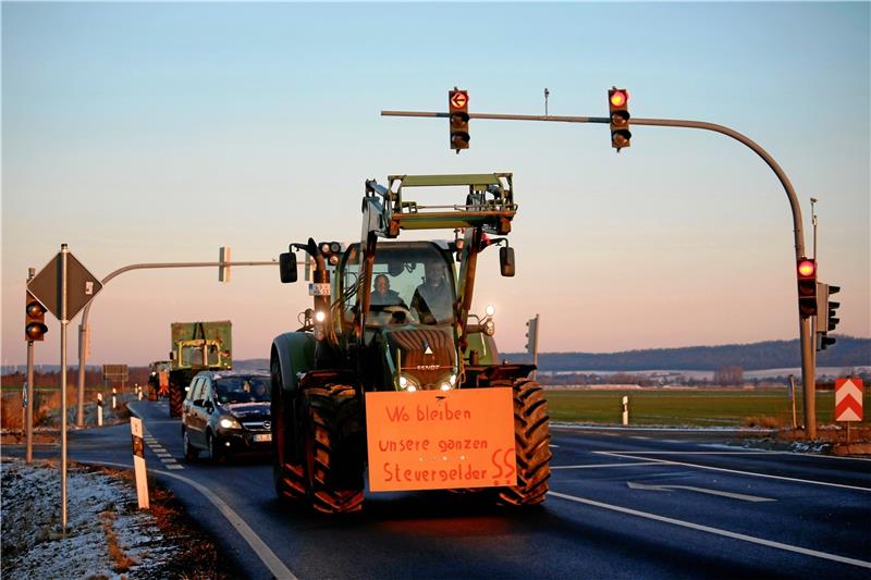 Goslars Landwirte wollen streikbereit bleiben Bauernprotest in der zweiten Januarwoche im Landkreis Goslar. Derzeit sind lediglich Mahnfeuer geplant. Foto: Epping