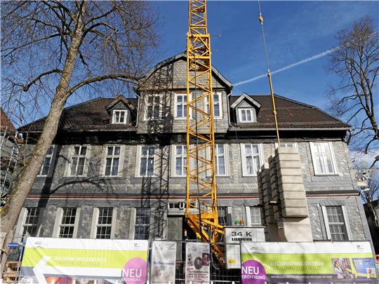 Baustelle Oberharzer Bergwerksmuseum: Wie soll es mit der Einrichtung weitergehen? Der Ausschuss trägt Ideen vor.  Foto: Potthast