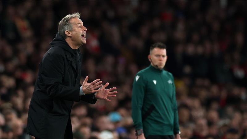 Bayer-Coach Kasper Hjulmand sieht trotz Champions-League-Aus einen Aufwärtstrend bei seinem Team.