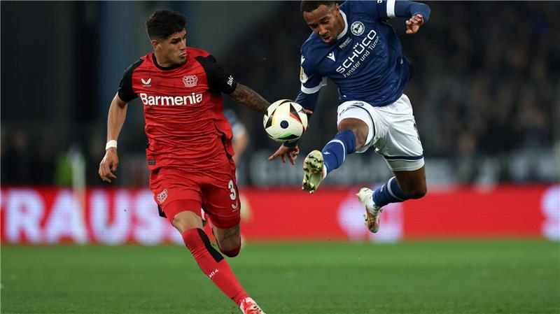 Sensationell ins Pokalfinale: Arminia wirft Leverkusen raus Bayer Leverkusen blieb weit unter seinen Möglichhkeiten.
