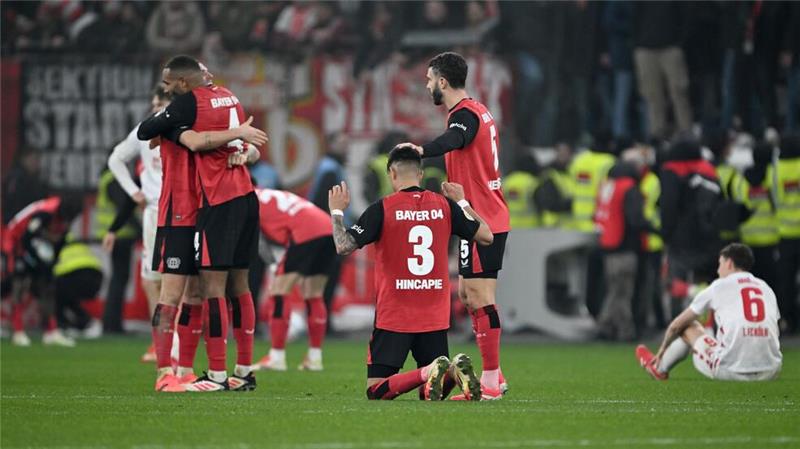 Bayer Leverkusen musste im DFB-Pokal gegen den rheinischen Rivalen aus Köln leiden