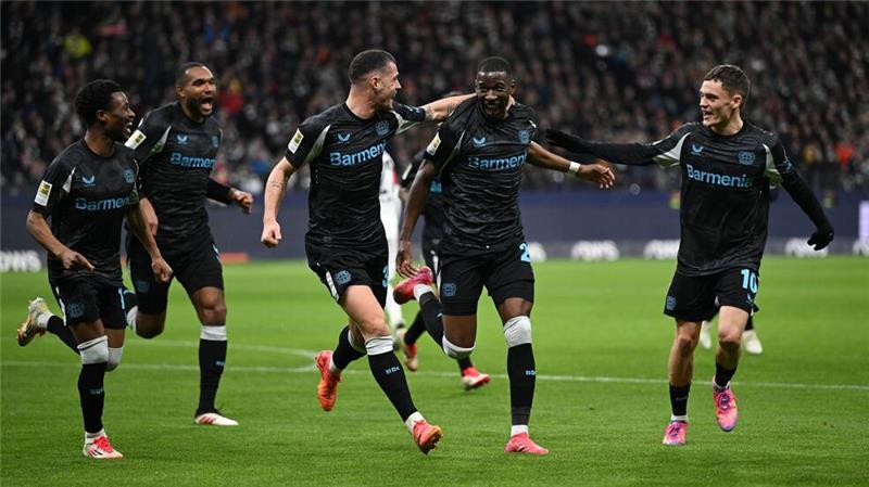 Bayer Leverkusen spielte sich gegen Eintracht Frankfurt zwischenzeitlich in einen Rausch.