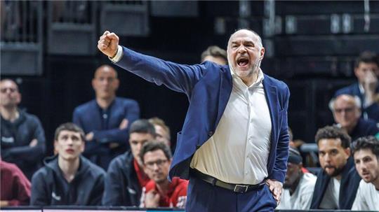 Bayern Münchens Trainer Pablo Laso will mit seinem Team den Titel in der Hauptstadt perfekt machen.