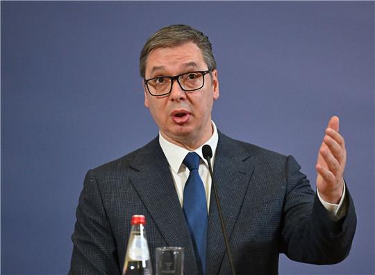 Beauftragte Milos Vucevic mit der Regierungsbildung: Staatspräsident Aleksandar Vucic.