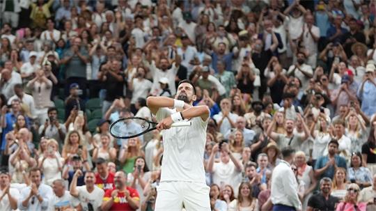 Begeisterte die Zuschauer: Novak Djokovic.