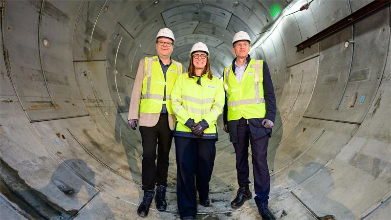 Beginnend Ende 2027 sollen die Kabel in den Schacht mit vier Metern Durchmesser eingezogen werden. 