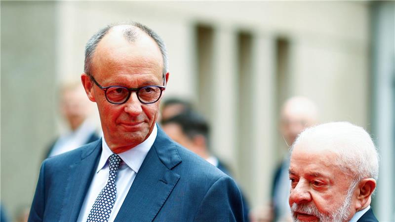 Bei Gesprächen in Hannover wollen Merz (l) und Lula die strategische Partnerschaft zwischen Deutschland und Brasilien weiter ausbauen.