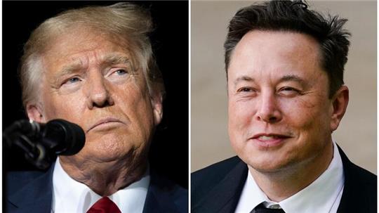 Bei Gewerkschaftlern in Ungnade gefallen: Donald Trump und Elon Musk.