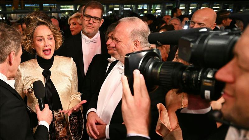 Bei Sharon Stone flossen am roten Teppich ein paar Tränen.