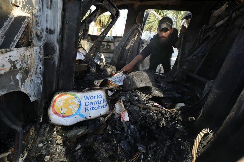 Entsetzen über Tod von Gaza-Helfern bei israelischem Angriff Bei dem mutmaßlich israelischen Luftangriff im Gazastreifen sind laut World Central Kitchen sieben Mitarbeiter getötet worden.