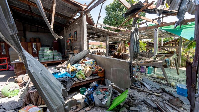 Bei den Gefechten zwischen den Nachbarn gab es Tote und Schäden auf beiden Seiten. (Archivbild)