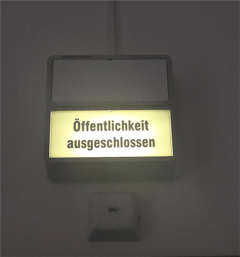 Bei den Plädoyers und auch gutachterlichen Stellungnahmen wurde hinter verschlossenen Türen verhandelt.  Foto: Neddermeier