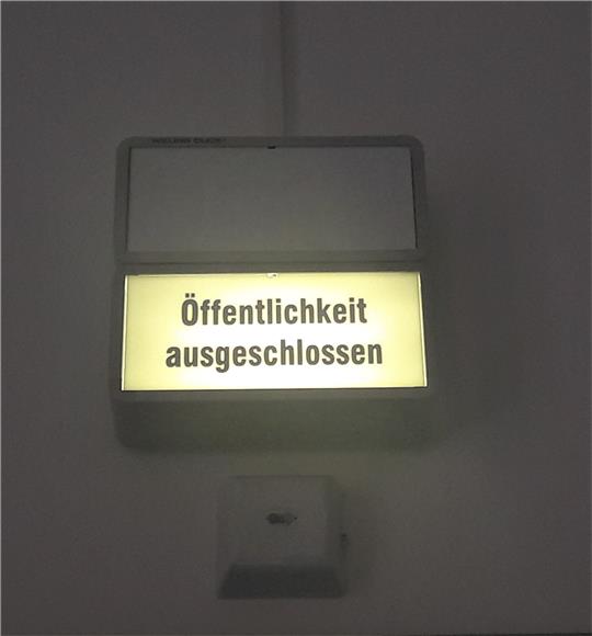 Bei den Plädoyers und auch gutachterlichen Stellungnahmen wurde hinter verschlossenen Türen verhandelt.  Foto: Neddermeier