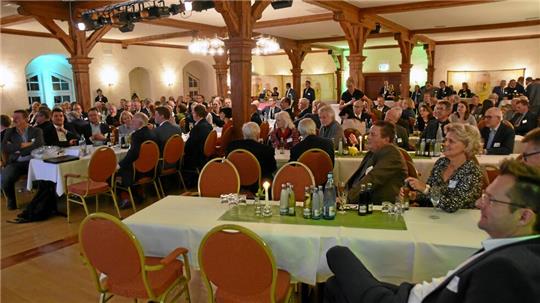 Bei den Wirtschaftsgesprächen ist das Bündheimer Schloss traditionell gut gefüllt.