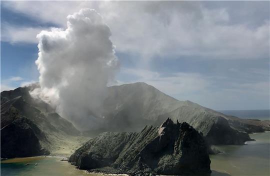 Bei der Eruption auf der Vulkaninsel Whakaari/White Island im Dezember 2019 kamen 22 Menschen ums Leben.