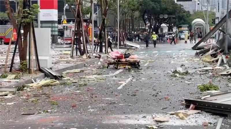 Mehrere Tote bei Kaufhaus-Explosion in Taiwan Bei der Explosion wurden mindestens sieben Menschen verletzt.