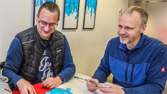 Markus Finck und Alexander Ehrenberg.