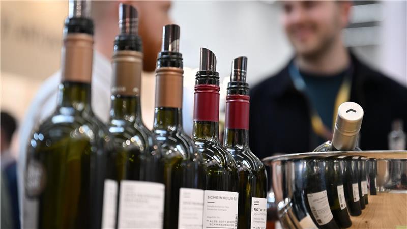 Bei der Prowein war an den Messeständen reger Andrang. 