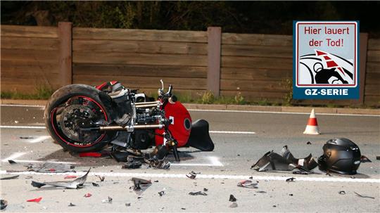 Bei diesem Unfall wurde ein 49-jähriger Motorradfahrer im Oberharz schwer verletzt. Foto: Neuendorf