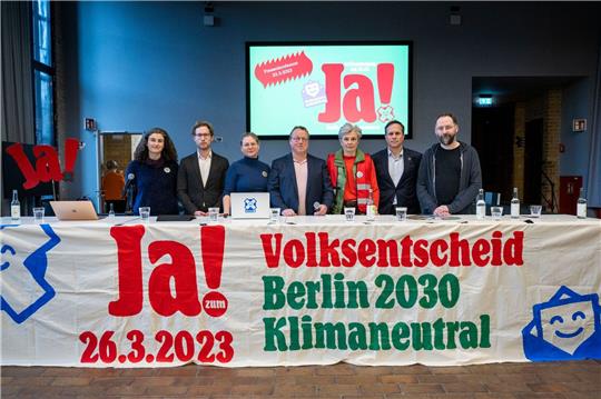 Bei einem Volksentscheid können Berlinerinnen und Berliner darüber abstimmen, ob die Hauptstadt bis 2030 klimaneutral werden soll.