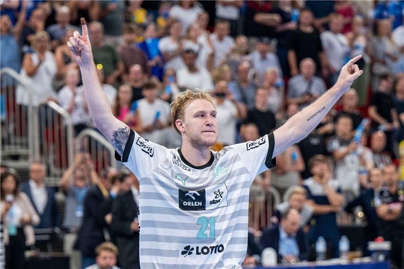 Beim 36:25-Sieg gegen den HBW Balingen-Weilstetten erzielte Eric Johansson neun Tore.