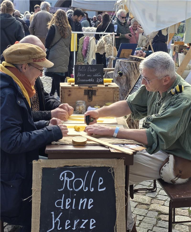 Beim Kaisermarkt können die Besucher aktiv dabei sein.