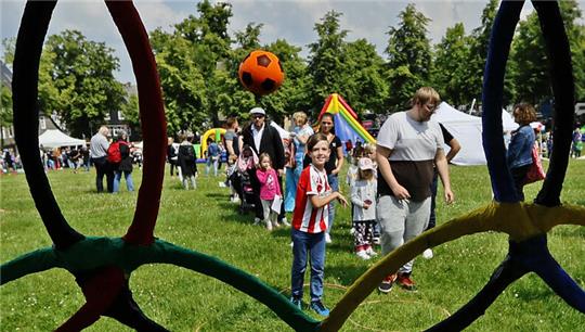 Beim Kreativen Kinderfest gibt es zahlreiche Spielstationen. Foto: Epping