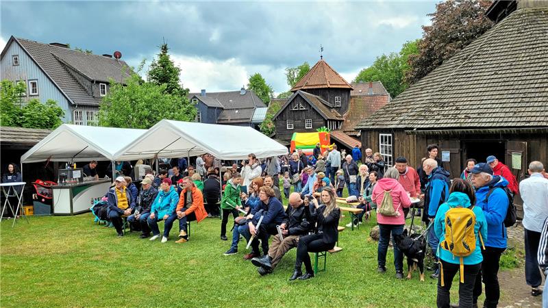 Beim Museumsfest können die Besucher das Innen- und Außengelände erkunden.
