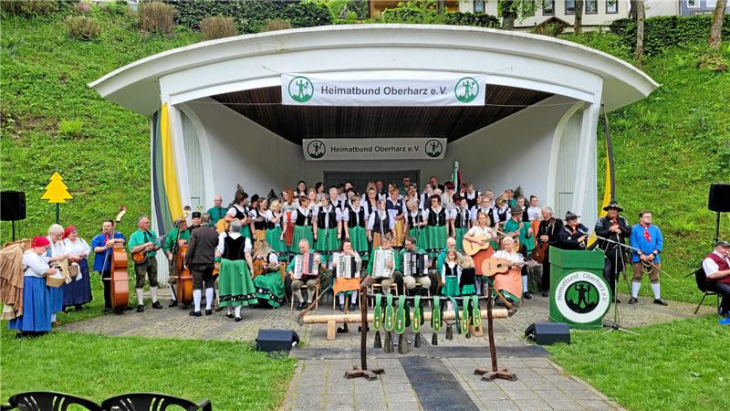 Beim Pfingsttreffen des Heimatbundes Oberharz werden Harzer Traditionen hochgehalten.
