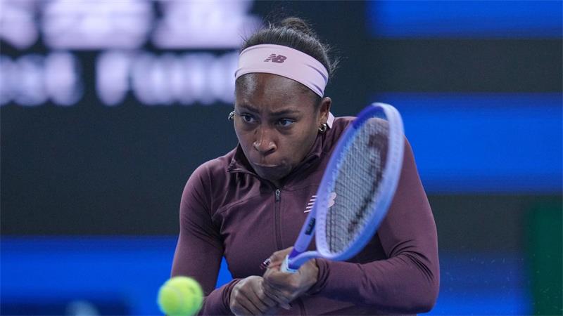 Beim Turnier in Peking gab es eine Kontroverse um Coco Gauff. 
