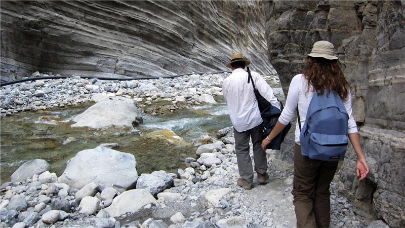 Leiche von verschollenem Deutschen auf Kreta entdeckt Beliebt, aber gefährlich: Samaria-Schlucht auf Kreta. (Archivbild)